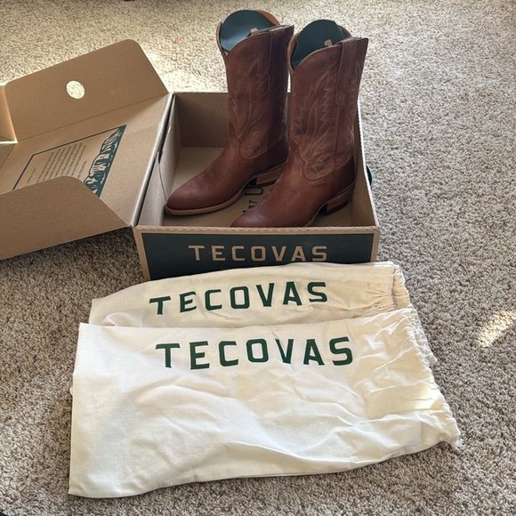 Tecovas Women's Brown Leather Boots - Picture 8 of 15